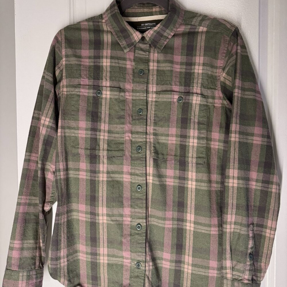 REI Flannel Button Up/Down shirt